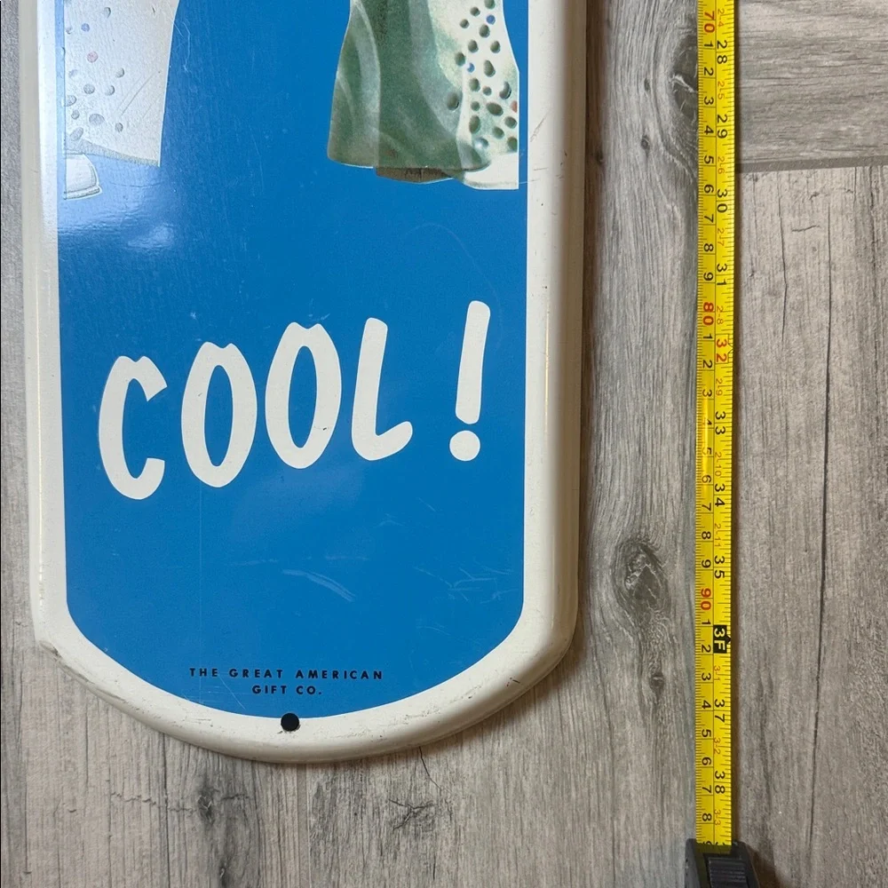 Vintage Blue Elvis Presley Icon Wall Thermometer